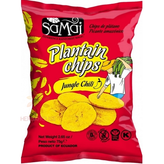 Obrázok pre Samai Chips de banane Plantain chili iute (75g)