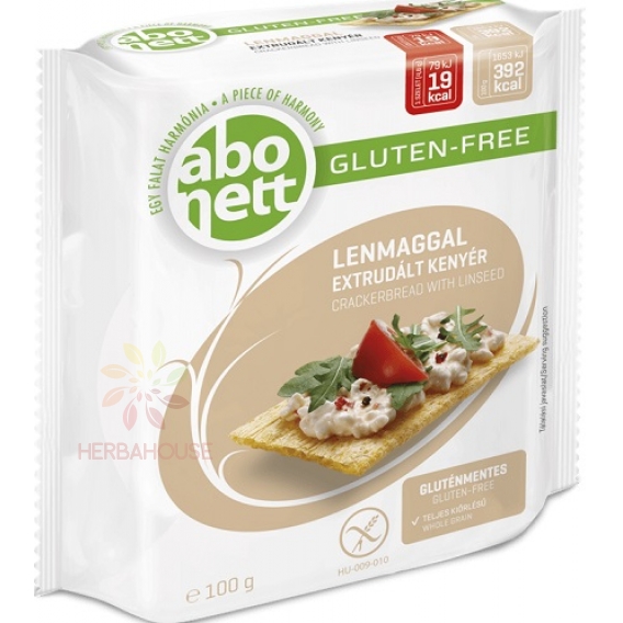 Obrázok pre Abonett Pâine extrudată fără gluten cu semințe de in (100g)