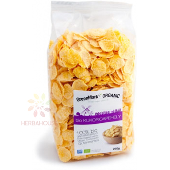 Obrázok pre GreenMark Organic Bio fulgi de porumb neindulci (250g)