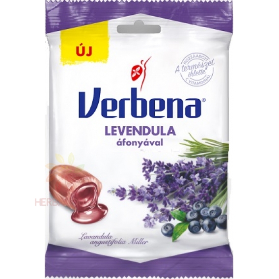 Obrázok pre Verbena Bomboane Lavandă și Afine cu vitamina C (60g)