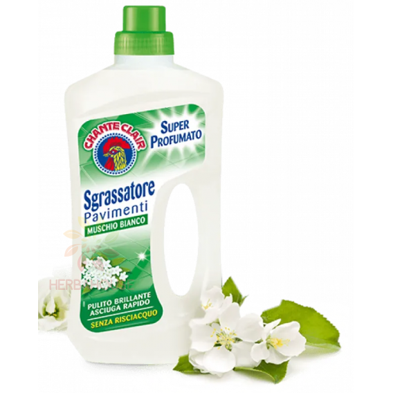 Obrázok pre ChanteClair Soluție de curățare a podelelor cu degresant și parfum de mosc alb (750ml)