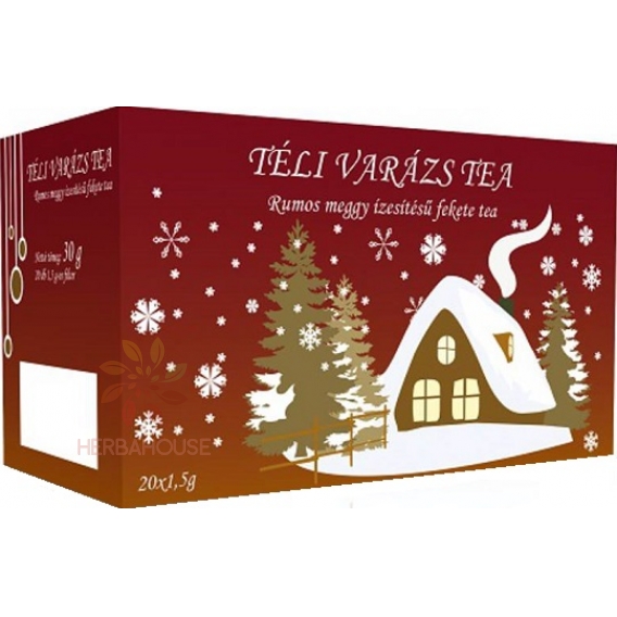 Obrázok pre Herbária Winter Magic Ceai negru cu aroma de cirese rom portionat (20buc)