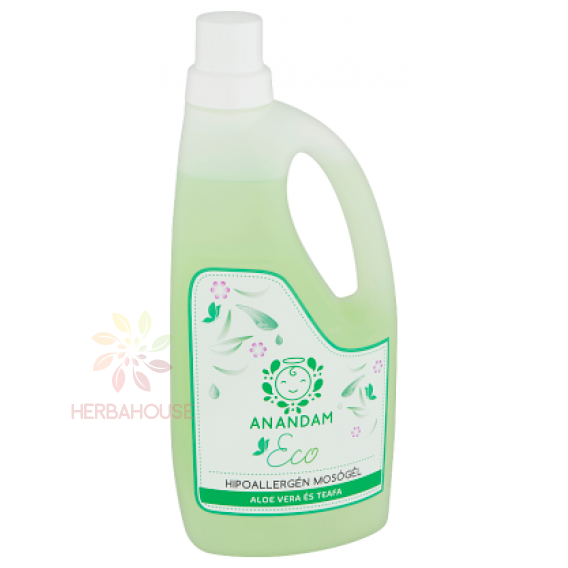 Obrázok pre Anandam Gel de spălare hipoalergenic cu parfum de Aloe Vera și Tea Tree (1000ml)