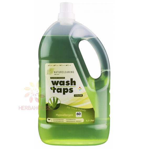 Obrázok pre Wash Taps ECO Gel de spălat hipoalergenic pentru rufe colorate cu Aloe Vera și Tea Tree (4500ml)