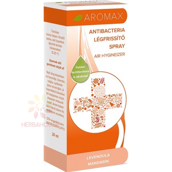 Obrázok pre Aromax Antibacteria Spray de odorizant Lavandă, Mandarină (20ml)