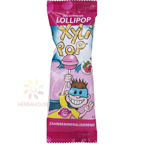 Obrázok pre Miradent XyliPop xylitol acadea căpșună (6g)