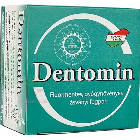 Obrázok pre Geoproduct Dentomin Pulbere minerală naturală pentru dinți cu mentă fără fluor (95g)