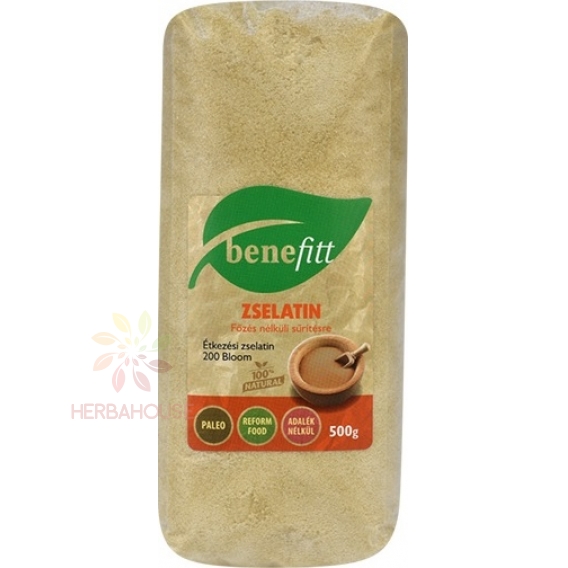 Obrázok pre Benefitt Gelatina alimentară transparentă 200 bloom - carne de vită (500g)