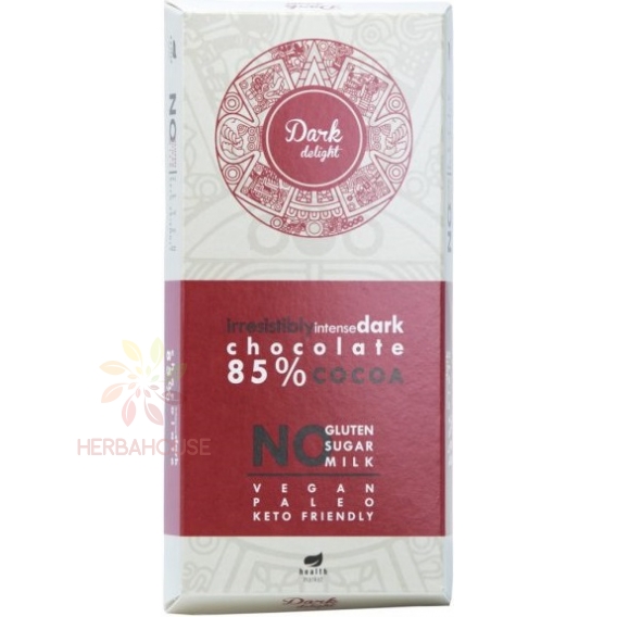 Obrázok pre Health Market Dark Delight Ciocolată neagră 85% (80g)