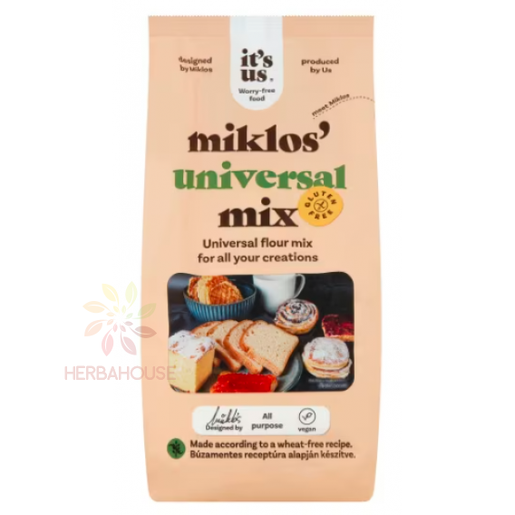 Obrázok pre Naturbit It´s us Miklos Amestec universal de făină fără gluten (1000g)