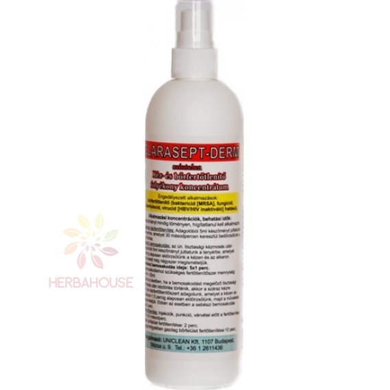 Obrázok pre Uniclean Clarasept-Derm Spray dezinfectant pentru mâini - concentrat (250ml)
