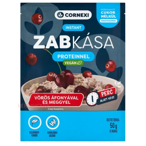 Obrázok pre Cornexi Terci de ovăz proteic de afine și cireșe fără zahăr cu îndulcitor (50g)