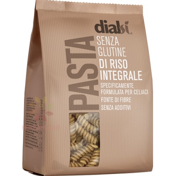 Obrázok pre Dialcos Dialsí Paste din orez brun fără gluten - Fusilli (400g)