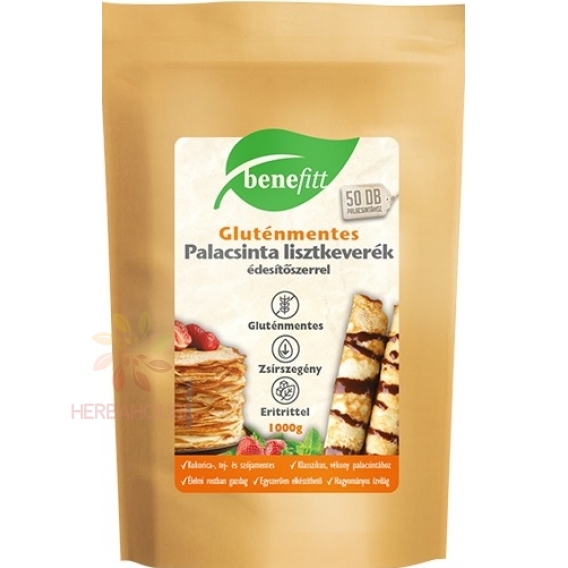 Obrázok pre Benefitt Amestec de făină fără gluten pentru clătite (1000g)