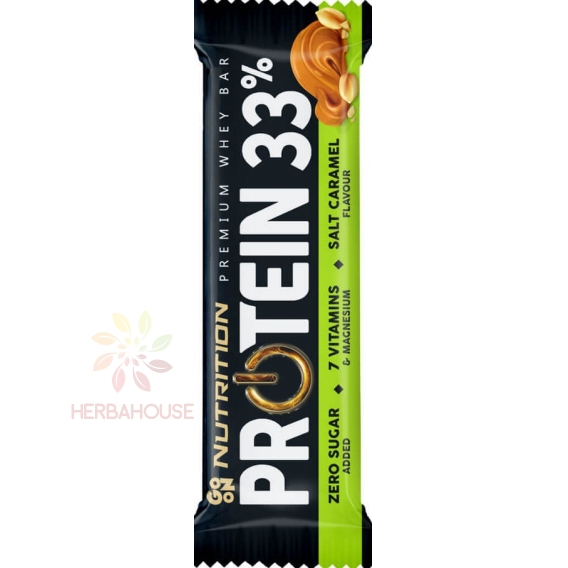 Obrázok pre Sante Go On Proteine ​​33% Baton de proteine ​​caramel sărat (50g)