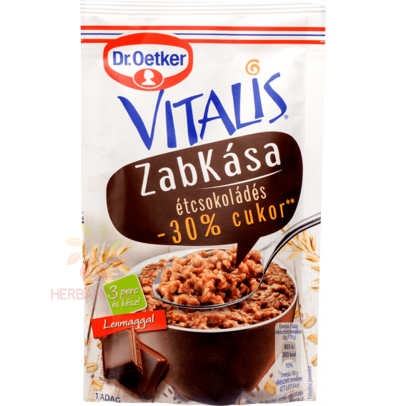 Obrázok pre Dr.Oetker Vitalis Ciocolată cu terci de ovăz -30% zahăr (54g)