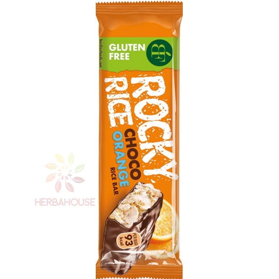 Obrázok pre Benlian Food Rocky Rice Baton de orez fără gluten ciocolată și portocale (18g)