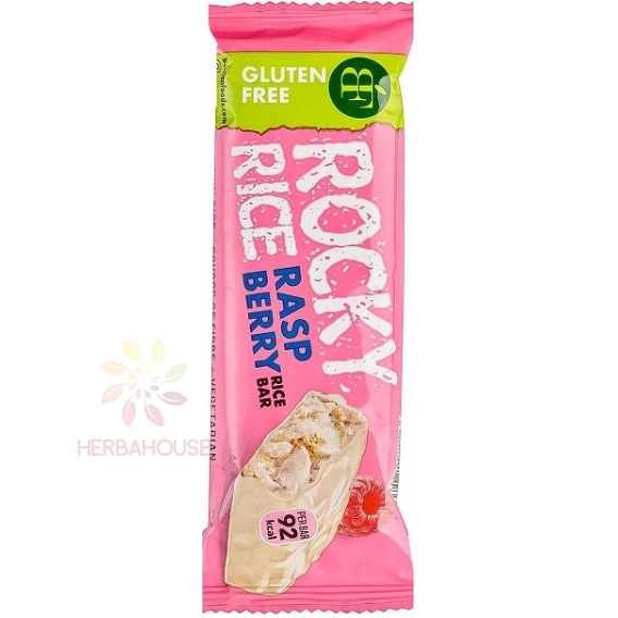 Obrázok pre Benlian Food Rocky Rice Baton de orez fără gluten ciocolată albă și zmeură (18g)