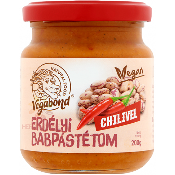 Obrázok pre Vegabond Pate de fasole cu chili (200g)