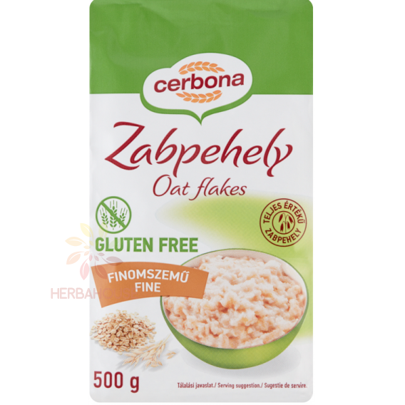 Obrázok pre Cerbona Fulgi de ovăz fără gluten fin (500g)