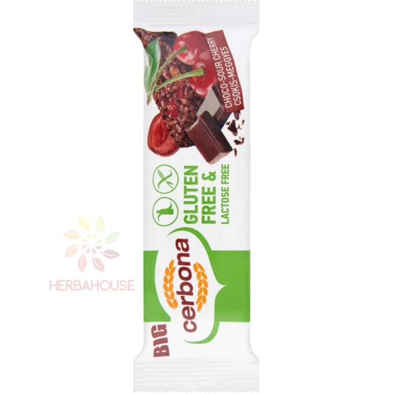 Obrázok pre Cerbona Baton de muesli fara gluten de ciocolata si vișine (35g)