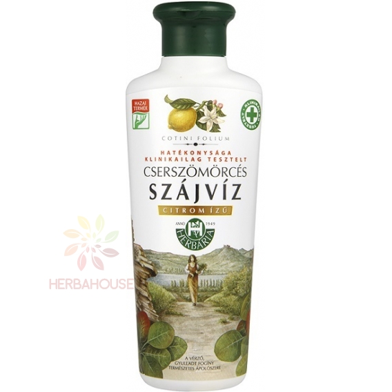Obrázok pre Herbária Apa de gură cu aromă de lămâie (250ml)