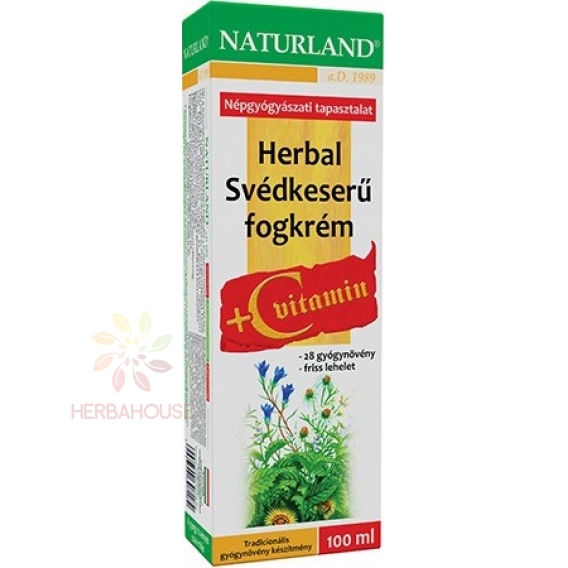 Obrázok pre Naturland Herbal Pastă de dinți cu ierburi suedeze și vitamina C (100ml)