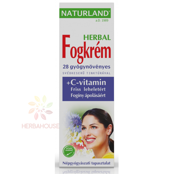 Obrázok pre Naturland Herbal Pastă de dinți cu ierburi suedeze și vitamina C (100ml)