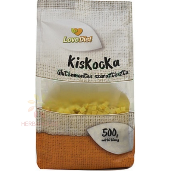 Obrázok pre LoveDiet Paste de porumb fără gluten cuburi mici (500g)