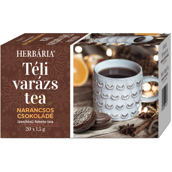 Obrázok pre Herbária Winter Magic Ceai de fructe cu aromă de portocale-ciocolată porționat (20buc)