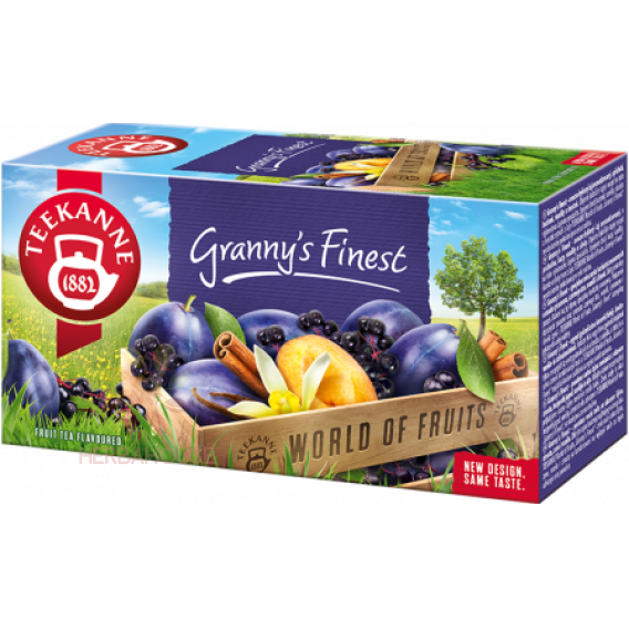 Obrázok pre Teekanne Granny's Finest ceai de fructe din plante prune și scorțișoară (20buc)