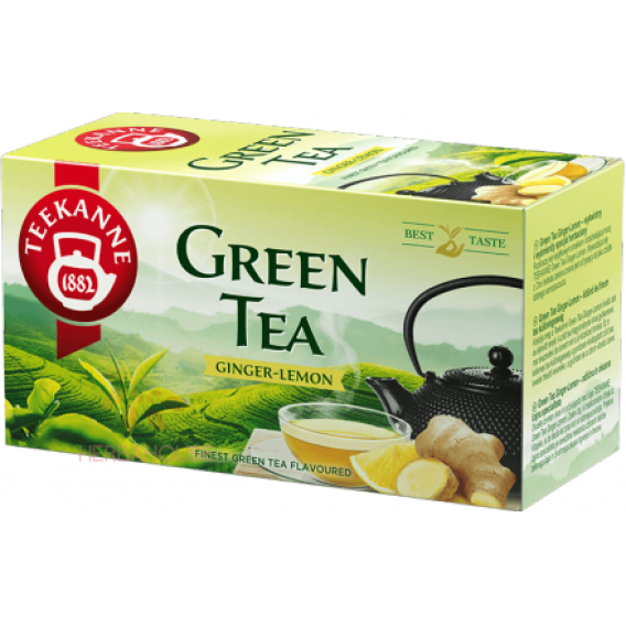 Obrázok pre Teekanne Ceai verde cu aromă de ghimbir și lămâie (20buc)
