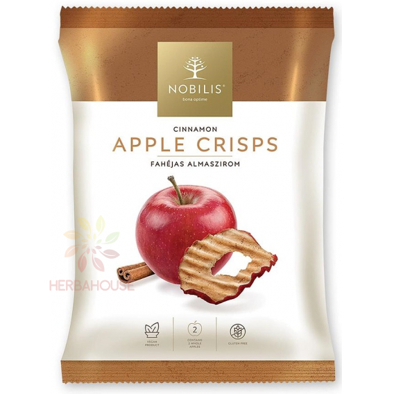 Obrázok pre Nobilis Chipsuri de mere uscate cu scorțișoară (25g)