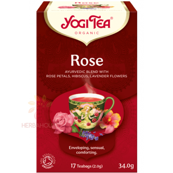 Obrázok pre Yogi Tea® Bio Trandafir de ceai ayurvedic (17buc)