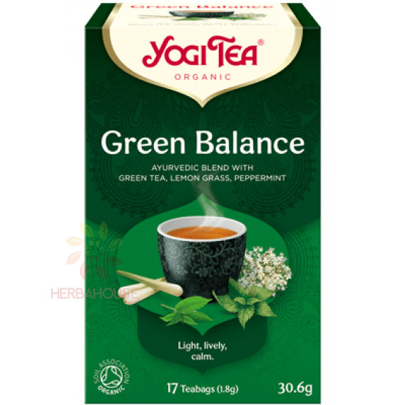 Obrázok pre Yogi Tea® Bio Ceai Ayurvedic Green Balance (17buc)