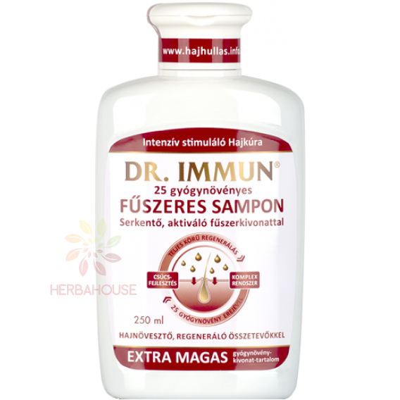 Obrázok pre Dr.Immun® 25 șampon stimulator pe bază de plante cu extract din 9 condimente (250ml)