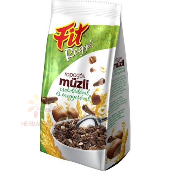 Obrázok pre Fit Muesli crocant cu ciocolată și alune (200g)