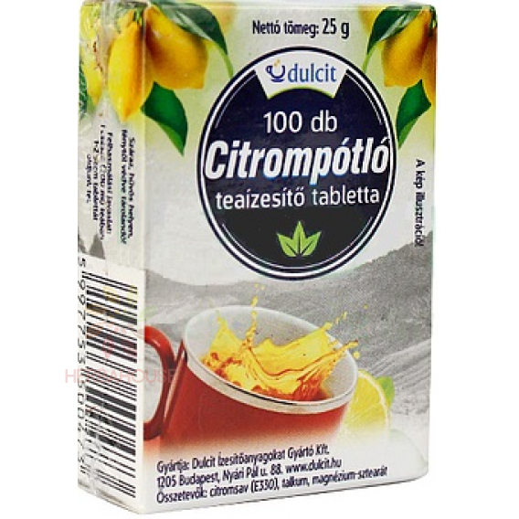 Obrázok pre Dulcit Tablete de acid citric (100buc)