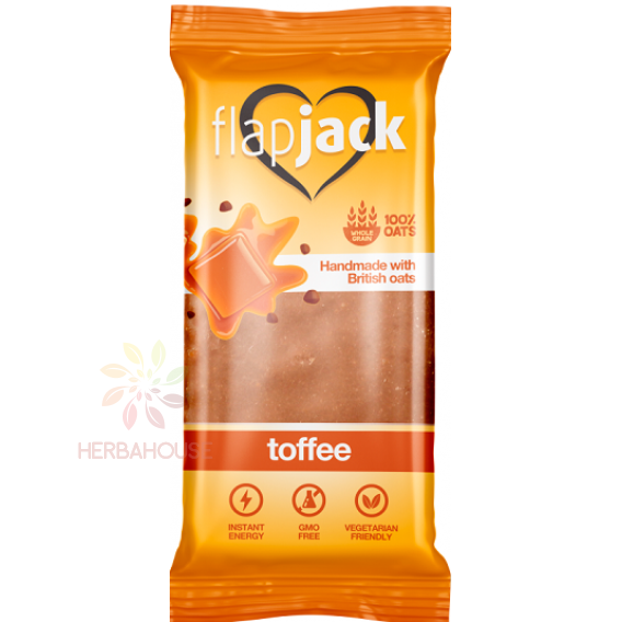 Obrázok pre FlapJack Toffee Baton de ovăz înmuiat în strat de caramel și cacao (100g)