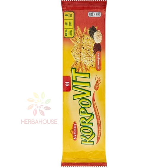 Obrázok pre Győri Korpovit Biscuiți dulci cu grâu integral și semințe (174g)