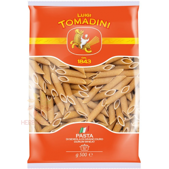 Obrázok pre Tomadini Paste dure din cereale integrale - penne (500g)