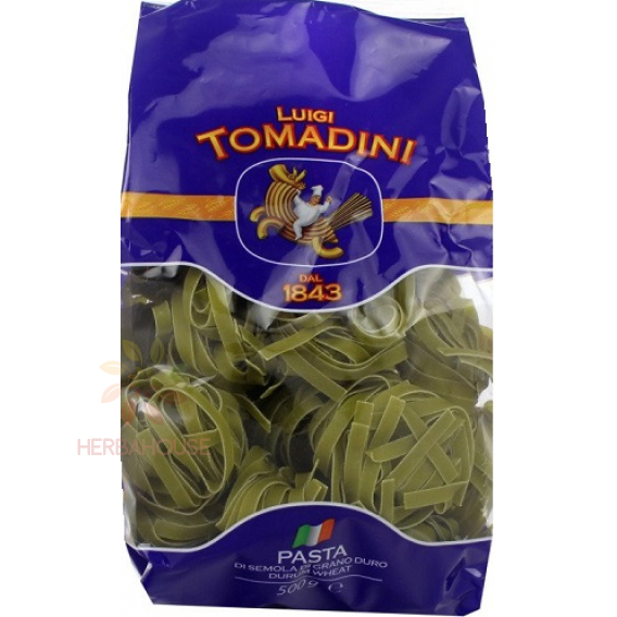 Obrázok pre Tomadini Paste dure din cereale integrale cu spanac - tagliatelle (500g)