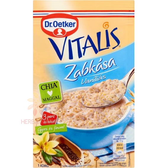 Obrázok pre Dr. Oetker Vitalis Terci de ovăz, vanilie și chia (52g)