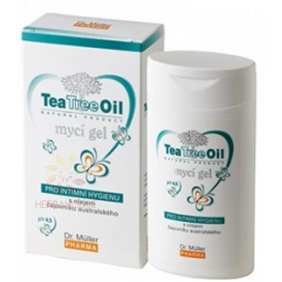 Obrázok pre Dr. Müller Tea Tree Oil gel de spalat pentru igiena intima (200ml)