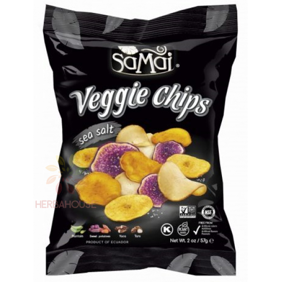 Obrázok pre Samai Chipsuri de legume Rainforest cu sare de mare (57g)