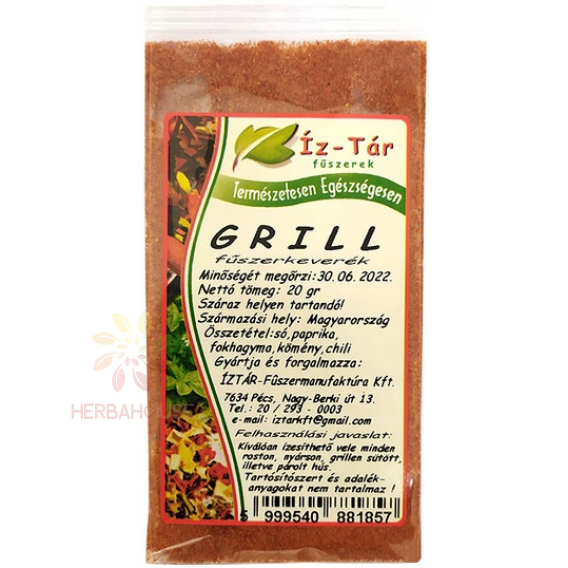 Obrázok pre Íz-Tár Grill Amestec de condimente pentru gratar (20g)