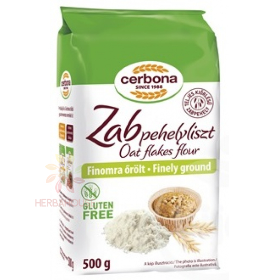 Obrázok pre Cerbona Făină de ovăz fără gluten măcinat fin (500g)