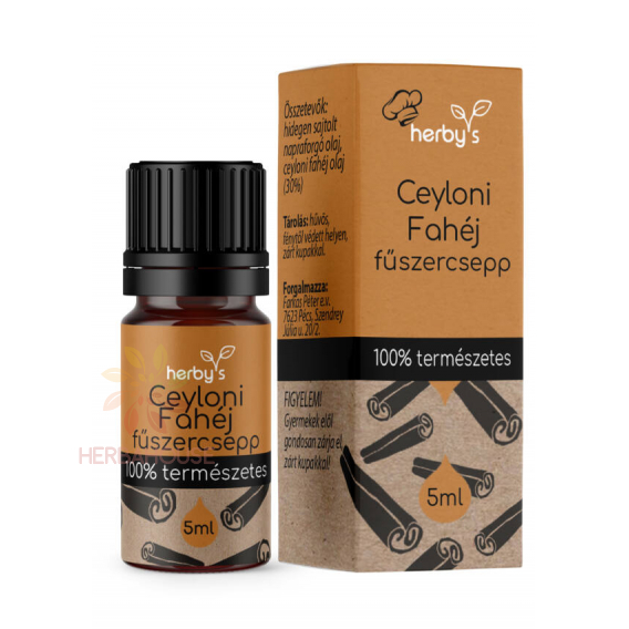 Obrázok pre Herbys Ulei esențial scorțișoară de Ceylon 100% natural (5ml)