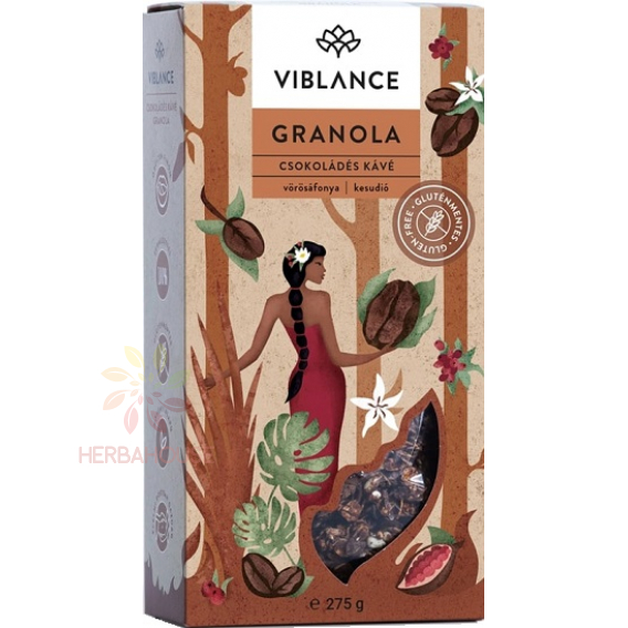 Obrázok pre Viblance Granola cu ciocolată și cafea fără gluten (275g)