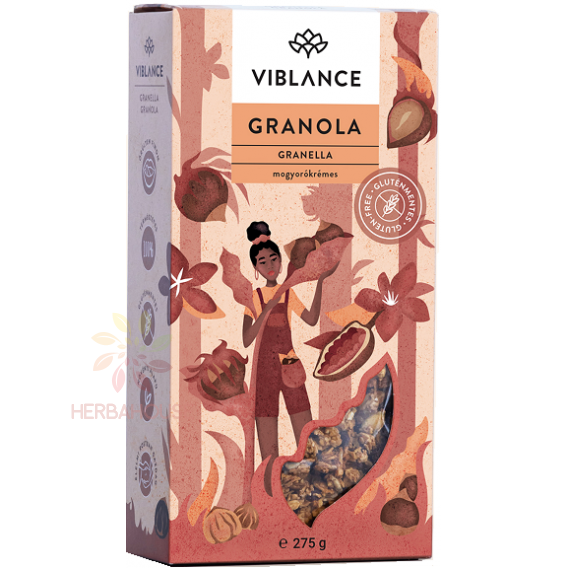 Obrázok pre Viblance Granella Granola fără gluten cu aromă de cremă de alune (275g)